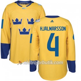 Sverige Tröja Niklas Hjalmarsson 4 World Cup 2016 Gul Premier